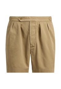 Polo Ralph Lauren Szorty materiałowe 710B20886003 Khaki Relaxed Fit. Kolor: brązowy. Materiał: bawełna #4