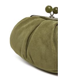Weekend Max Mara Torebka 2525516164650 Khaki. Kolor: brązowy. Materiał: skórzane, zamszowe