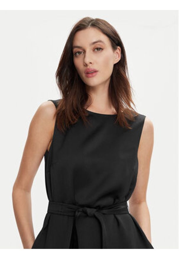 Weekend Max Mara Sukienka codzienna Baiardo 2415221021 Czarny Regular Fit. Okazja: na co dzień. Kolor: czarny. Materiał: syntetyk. Typ sukienki: proste. Styl: casual