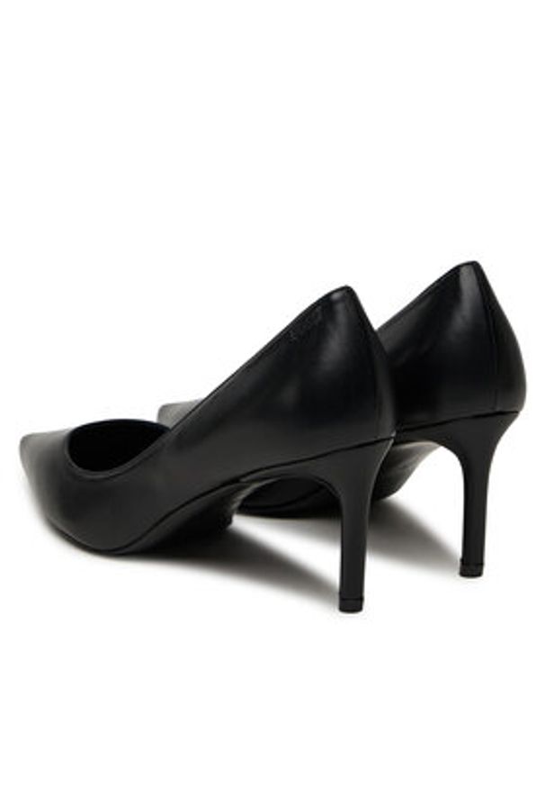 BOSS Szpilki Gracey 50548540 Czarny. Kolor: czarny. Materiał: skóra. Obcas: na szpilce