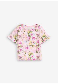 bonprix - T-shirt z czystej bawełny organicznej. Kolor: biały. Materiał: bawełna