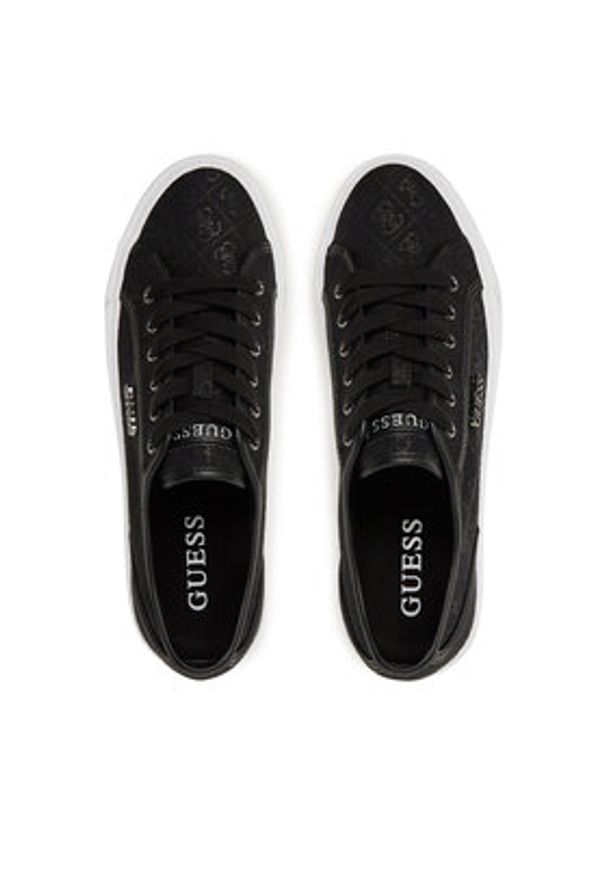 Guess Tenisówki FLTJX9 FAL12 Czarny. Kolor: czarny. Materiał: materiał