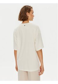 Weekend Max Mara T-Shirt Xanadu 2425946041600 Écru Oversize. Materiał: bawełna