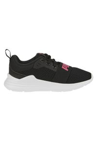Buty dla dzieci Puma Wired Run PS. Okazja: na co dzień. Kolor: czarny. Materiał: guma, materiał, tkanina, syntetyk. Sport: bieganie