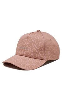 Calvin Klein Czapka z daszkiem Monogram K60K611152 Różowy. Kolor: różowy. Materiał: bawełna