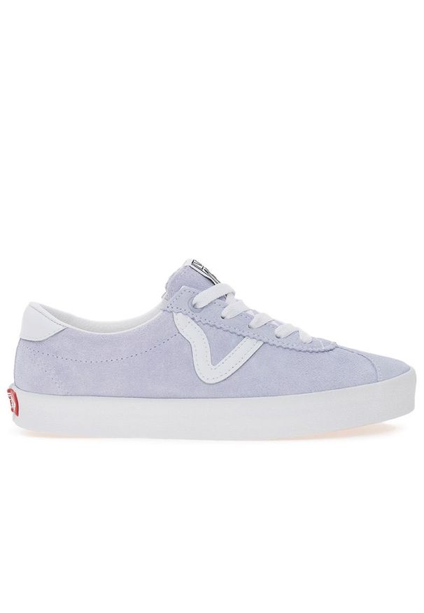 Buty Vans Sport Low VN000D09CHA1 - fioletowe. Zapięcie: pasek. Kolor: fioletowy. Materiał: zamsz, skóra, guma. Szerokość cholewki: normalna. Sezon: lato