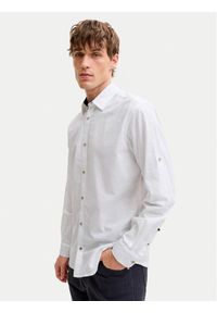 Jack & Jones Koszula Henry 12289197 Biały Regular Fit. Kolor: biały. Materiał: bawełna #1