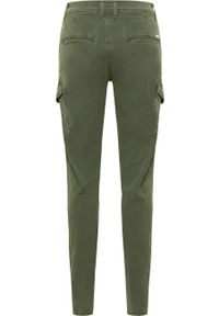 Mustang - MUSTANG DAYTONA CARGO MĘSKIE SPODNIE MATERIAŁOWE MATERIAŁ RIFLE GREEN 1015776 6514. Materiał: materiał #7