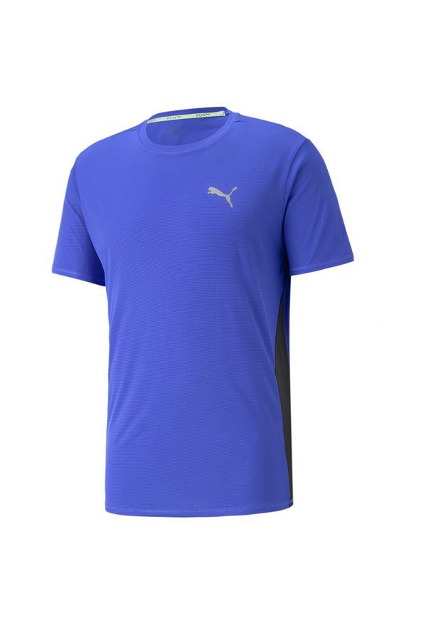 Koszulka z krótkim rękawem Męska Puma Run Favorite Niebieski. Kolor: czarny, niebieski, wielokolorowy. Długość rękawa: krótki rękaw. Długość: krótkie. Sport: bieganie
