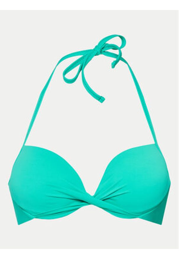 United Colors of Benetton - United Colors Of Benetton Góra od bikini 3P5H5R00Q Turkusowy. Kolor: turkusowy. Materiał: syntetyk