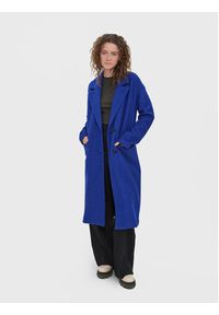 Vero Moda Płaszcz wełniany Mabel 10271371 Granatowy Regular Fit. Kolor: niebieski. Materiał: syntetyk #2