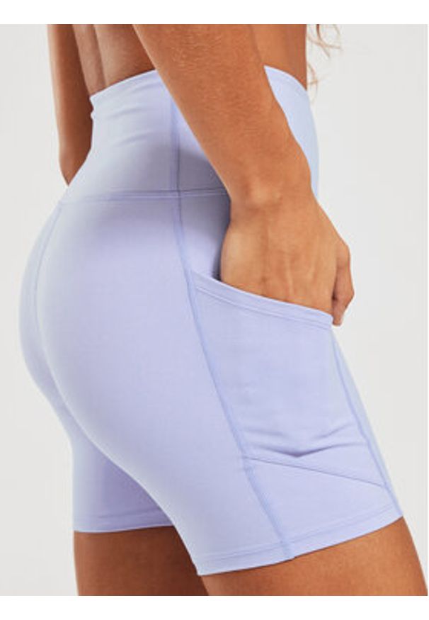 Roxy Legginsy Heart Biker Ndst ERJNS03435 Niebieski Slim Fit. Kolor: niebieski. Materiał: syntetyk