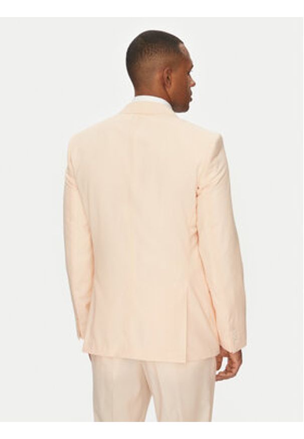 BOSS Garnitur H-Huge 50540759 Pomarańczowy Slim Fit. Kolor: pomarańczowy. Materiał: wiskoza, wełna