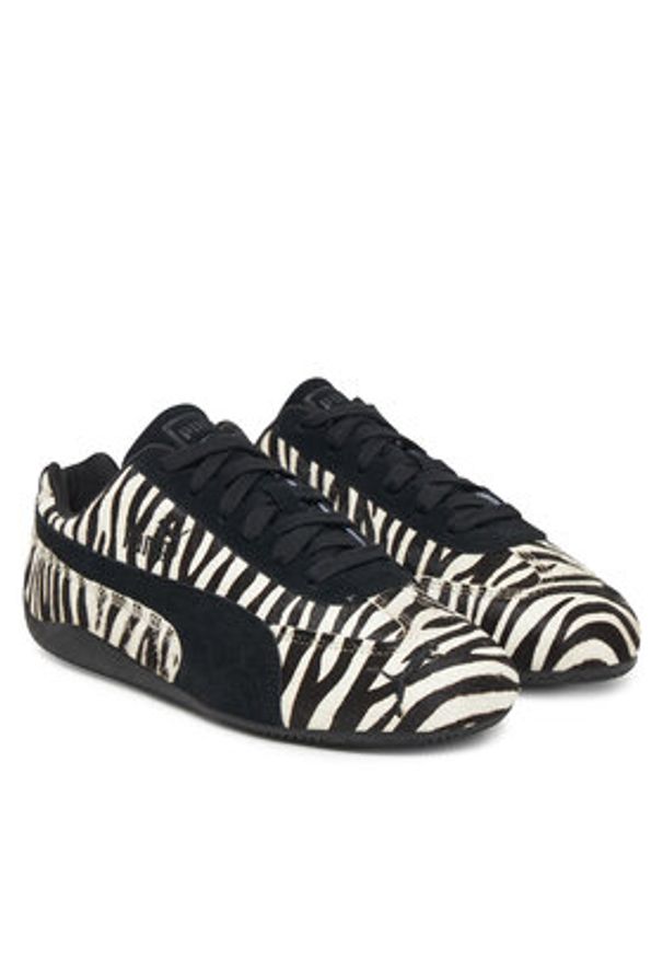 Puma Sneakersy Speedcat Zebra Wns 403356 01 Beżowy. Kolor: beżowy. Materiał: skóra. Wzór: motyw zwierzęcy