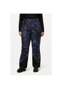 ULLA POPKEN - Damskie Spodnie funkcyjne spodnie narciarskie wodoodporne zapięcie na rzep. Kolekcja: plus size. Kolor: wielokolorowy, niebieski, turkusowy. Materiał: poliester, materiał. Sezon: zima. Sport: narciarstwo #1