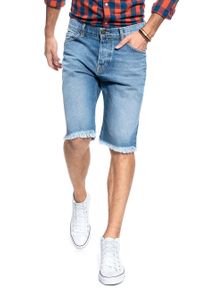 Lee - SPODENKI LEE 5 POCKET SHORT WASHED LUTHER L73EGAPE 112120423. Materiał: jeans #2