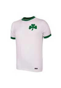 COPA FOOTBALL - Koszulka retro piłkarska dla dorosłych - Panathinaikos FC 1974-75 - Biała. Kolor: biały. Sport: piłka nożna