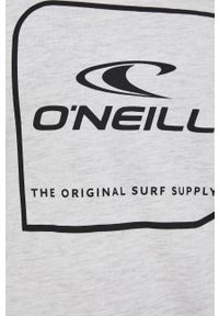 O'Neill T-shirt kolor szary. Okazja: na co dzień. Kolor: szary. Materiał: bawełna, dzianina. Wzór: nadruk. Styl: casual #3