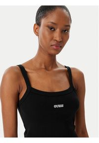 Guess Top V6GP16 K3180 Czarny Regular Fit. Kolor: czarny. Materiał: wiskoza #5