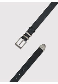 Pako Lorente - PAKO LORENTE – Pasek skórzany męski z metalową końcówką. Materiał: skóra. Styl: elegancki, klasyczny #2