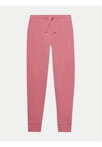 4f - 4F Spodnie dresowe 4FJWSS24TTROF587 Różowy Regular Fit. Kolor: różowy. Materiał: bawełna #4