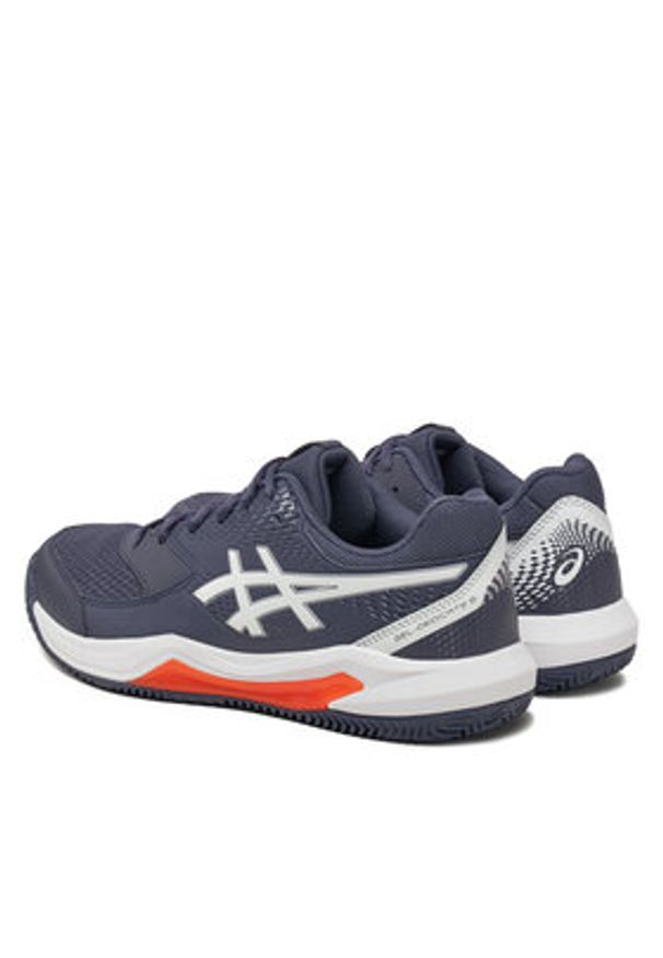 Asics Buty do tenisa Gel-Dedicate 8 Clay 1041A448 Granatowy. Kolor: niebieski. Materiał: skóra. Sport: tenis