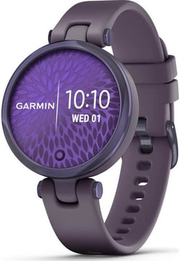 GARMIN - Zegarek sportowy Garmin Lily Sport Fioletowy (010-02384-12). Kolor: fioletowy. Styl: sportowy