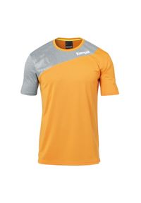 KEMPA - Koszulka dziecięca Kempa Core 2.0. Kolor: wielokolorowy, szary, pomarańczowy. Materiał: materiał. Sport: piłka nożna #1