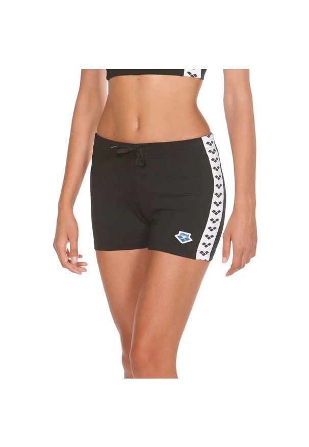 Szorty damskie Arena Lorella. Kolor: wielokolorowy, biały, czarny. Długość: krótkie. Sezon: lato