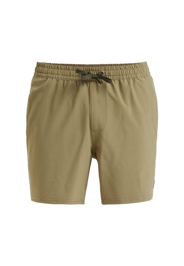 Quiksilver - Szorty kąpielowe dla Mężczyzn SURFSILK SOLID 16" Beżowy. Kolor: beżowy. Materiał: elastan, poliester, materiał. Styl: sportowy