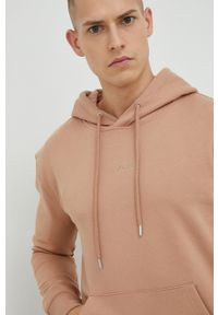 ARKK Copenhagen - Arkk Copenhagen bluza bawełniana unisex kolor beżowy z kapturem gładka. Typ kołnierza: kaptur. Kolor: beżowy. Materiał: bawełna. Wzór: gładki #2