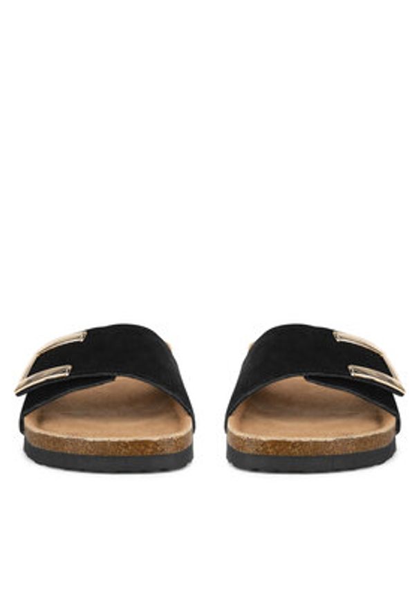 Lasocki Klapki HYSC0122056-1 Czarny. Kolor: czarny. Materiał: skóra, zamsz