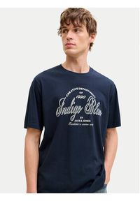 Jack & Jones T-Shirt Denver 12291213 Niebieski Relaxed Fit. Kolor: niebieski. Materiał: bawełna #4
