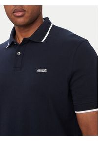 Guess Polo M6YP47 K4898 Granatowy Regular Fit. Typ kołnierza: polo. Kolor: niebieski. Materiał: bawełna #2