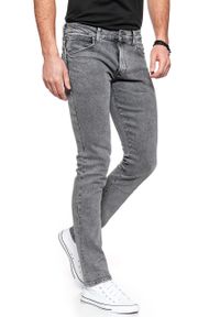 Wrangler - SPODNIE MĘSKIE WRANGLER LARSTON BLEACHED BLACK W18SRA24P 112127609. Stan: obniżony #7