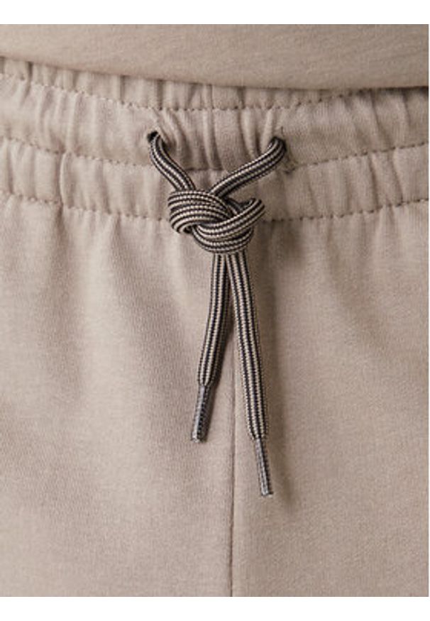 EA7 Emporio Armani Spodnie dresowe 7M001316 AF13512 U6167 Beżowy Regular Fit. Kolor: beżowy. Materiał: bawełna