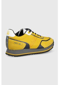 Napapijri buty lotus kolor żółty. Zapięcie: sznurówki. Kolor: żółty. Materiał: guma #3
