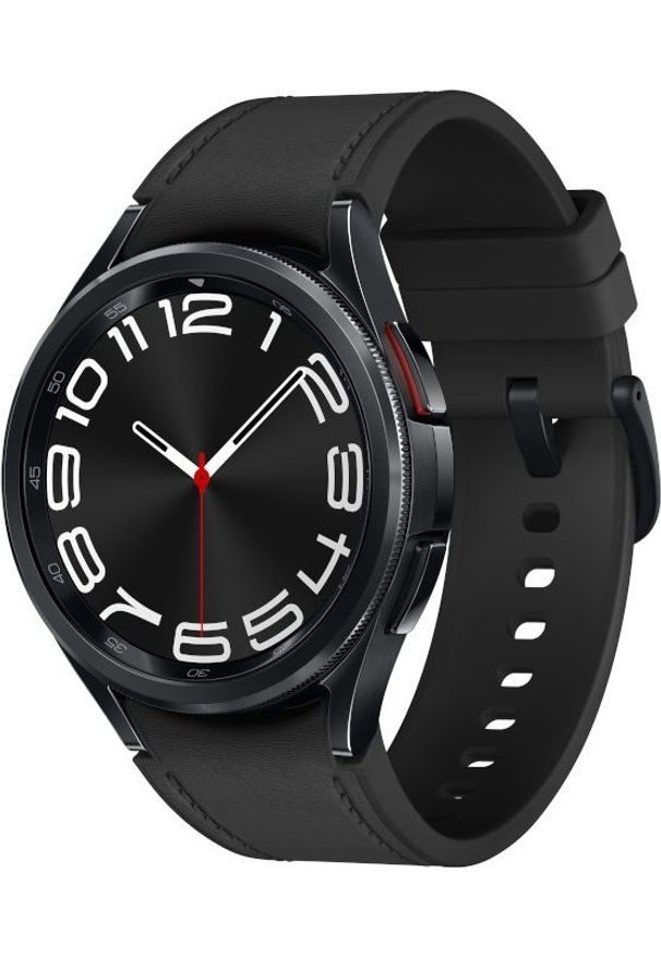 SAMSUNG - Smartwatch Samsung Galaxy Watch 6 Classic Stainless Steel 43mm Czarny. Rodzaj zegarka: smartwatch. Kolor: czarny
