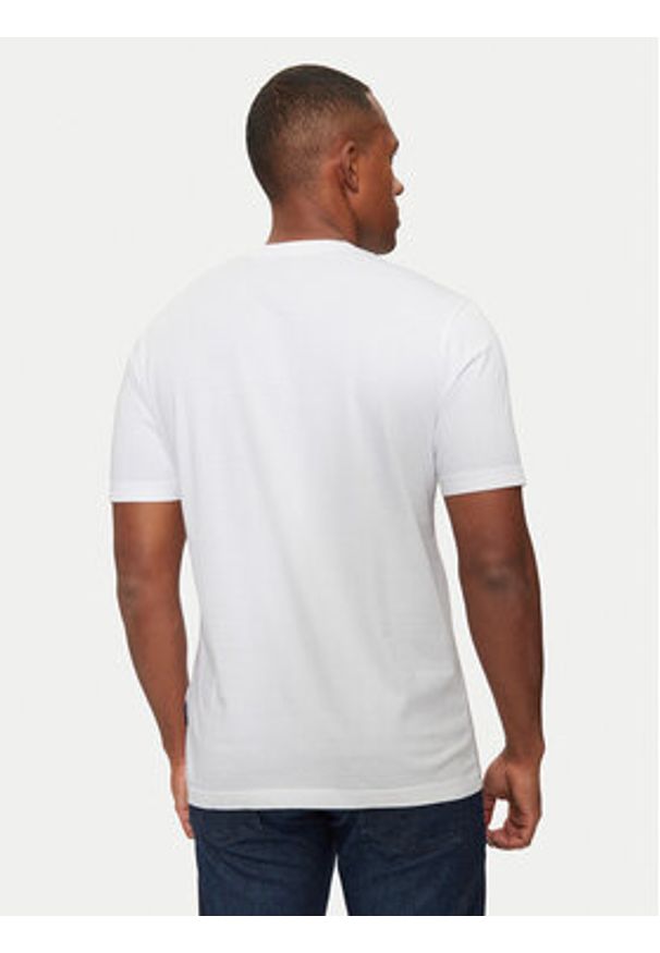 Hechter Paris T-Shirt 75014 142919 Biały Regular Fit. Kolor: biały. Materiał: bawełna