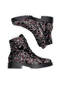 Rieker Trzewiki Z2841-90 Kolorowy. Materiał: materiał. Wzór: kolorowy #4