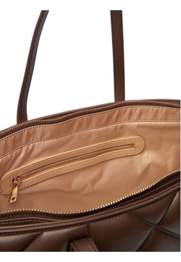 Love Moschino - LOVE MOSCHINO Torebka JC4120PP0NLC0313 Brązowy. Kolor: brązowy. Materiał: skórzane