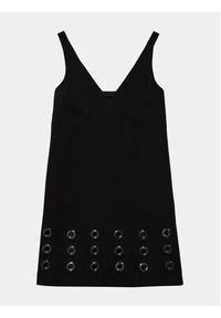 Sisley Sukienka codzienna 4FZXLV05H Czarny Regular Fit. Okazja: na co dzień. Kolor: czarny. Materiał: syntetyk. Typ sukienki: proste. Styl: casual #4