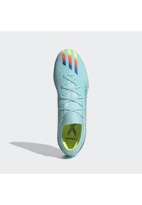 Adidas - Buty piłkarskie adidas X Speedportal.3 IN - Game Data Pack. Kolor: żółty, wielokolorowy, niebieski. Materiał: materiał. Sport: piłka nożna