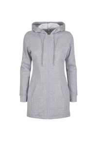 BUILD YOUR BRAND - Parka Dresowa Dla Kobiet. Kolor: szary. Materiał: dresówka