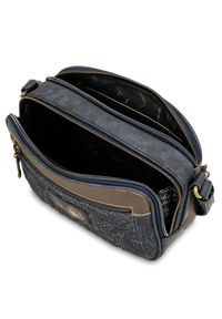 Torebka damska Anekke, mała na ramię we wzorki z regulowanym paskiem i z 2 komorami, beżowa, 41843-183. Kolor: beżowy. Wzór: aplikacja. Materiał: zdobione. Styl: casual. Rodzaj torebki: na ramię #8