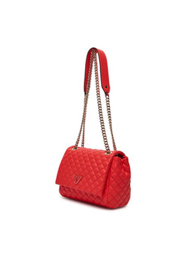 Guess Torebka HWEQG954121 Czerwony. Kolor: czerwony. Materiał: skórzane