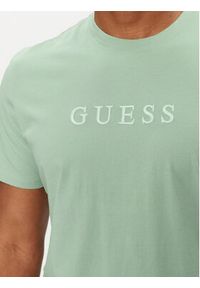 Guess T-Shirt M2BP47 K7HD0 Zielony Slim Fit. Kolor: zielony. Materiał: bawełna #2