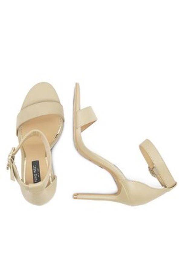 Nine West Sandały WFA2646-1 Beżowy. Kolor: beżowy. Materiał: syntetyk