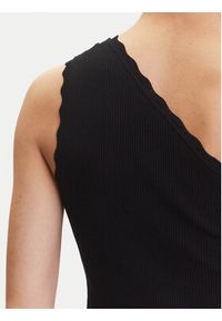 JDY Top Nanna 15351420 Czarny Slim Fit. Kolor: czarny. Materiał: wiskoza #4