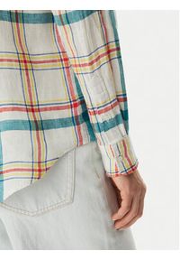 Polo Ralph Lauren Koszula 211970733501 Kremowy Classic Fit. Typ kołnierza: polo. Kolor: kremowy. Materiał: len #5